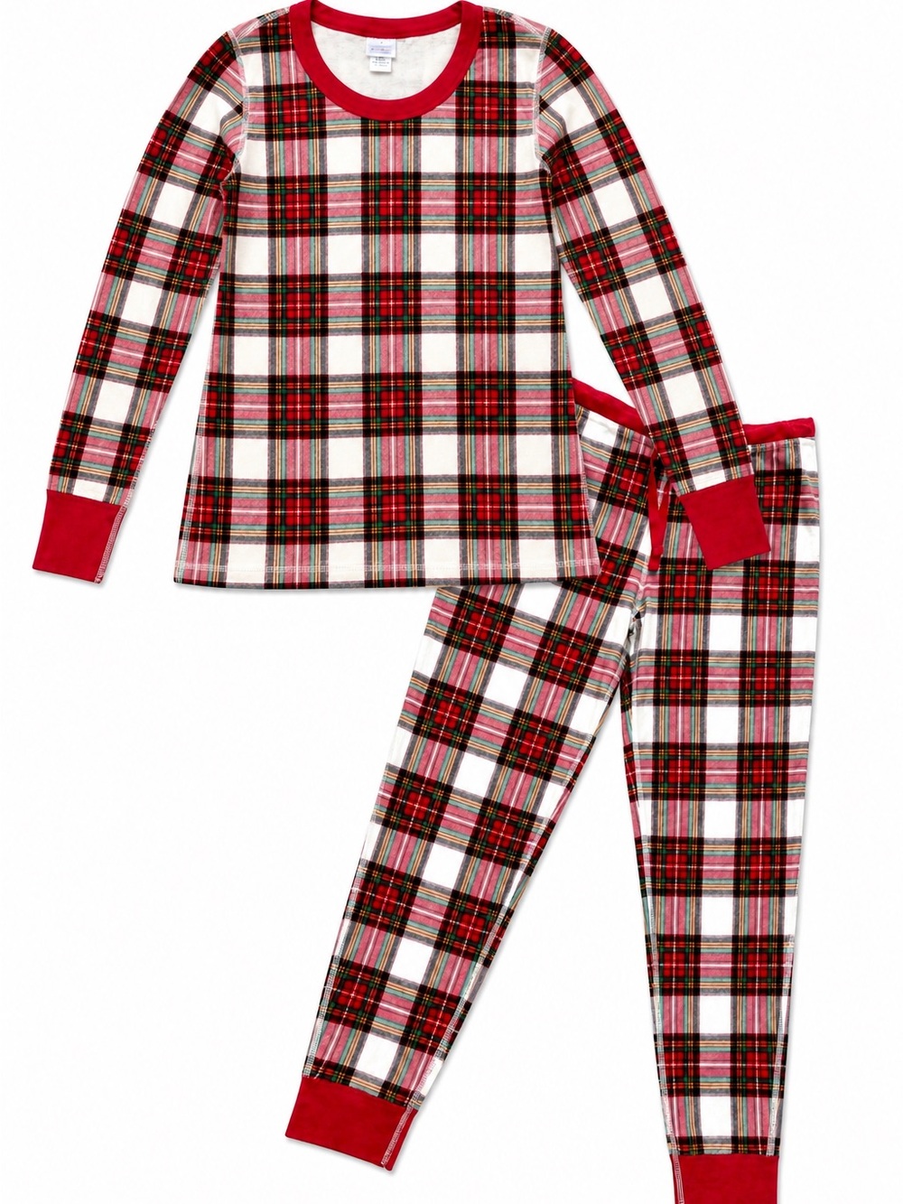 Hannah Andersson Womens Size Medium Organic Cotton Plaid Pajamas set